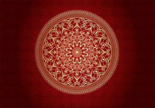 Luxury abstract mandala background design