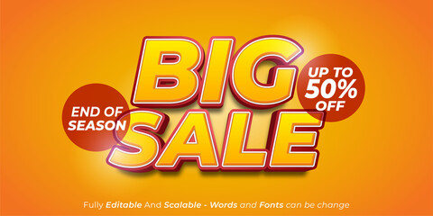 Big sale special offer banner promotion