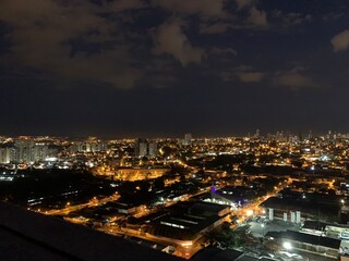 night view of the city