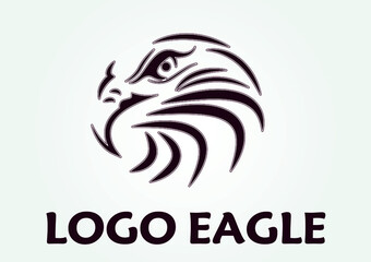 Logo Eagle Brouwn icon vector 