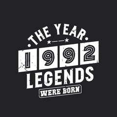 The year 1992 Legends were Born