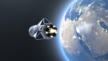 宇宙船 © tsuneomp