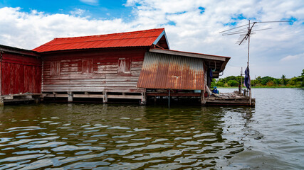 Obraz premium Floods in Thailand