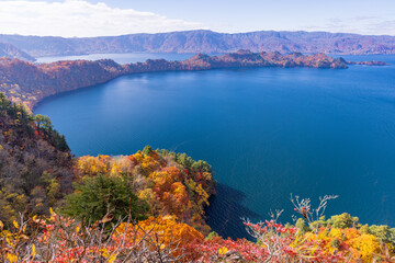lake and mountains