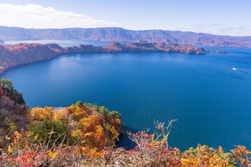 lake and mountains