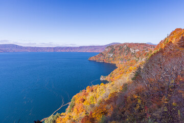lake and mountains