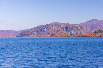 lake and mountains