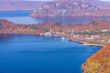 lake and mountains