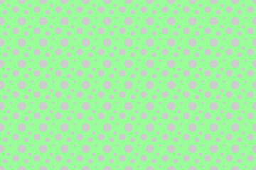 Seamless gray dot pattern pattern, for a light green cream background.