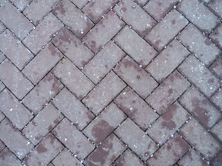 Road tiles. Asphalt. Masonry. made of solid material. Concrete. Patterned surface