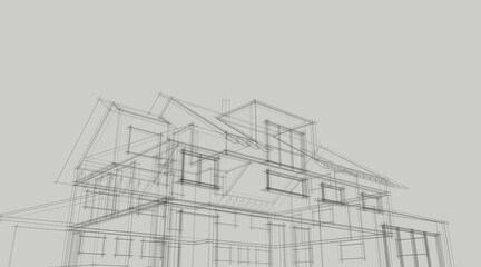house sketch architectural design