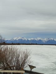 lake in the mountains