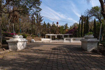 espacio antiguo para la realización de fiestas en ex hacienda de la Ciudad de México - Parque Lira