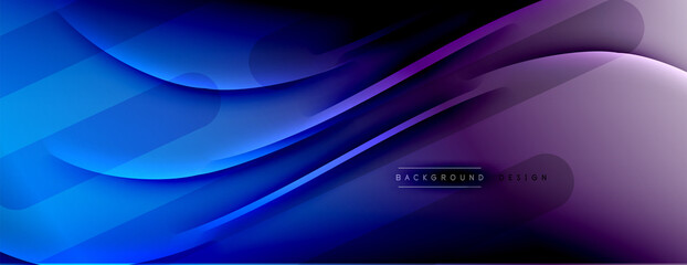 Abstract background. Shadow lines on bright shiny gradient background.
