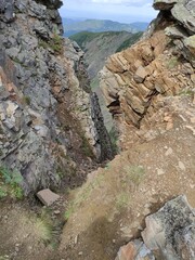 river in the mountains