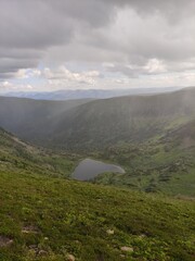 landscape with clouds