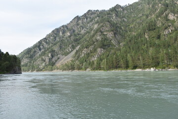 river in the mountains