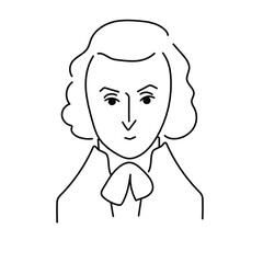 ショパン　イラスト