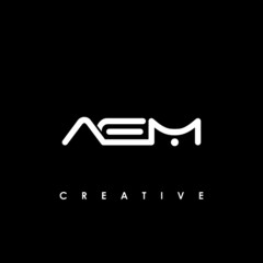 AEM Letter Initial Logo Design Template Vector Illustration