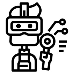 Obraz premium analyst line icon