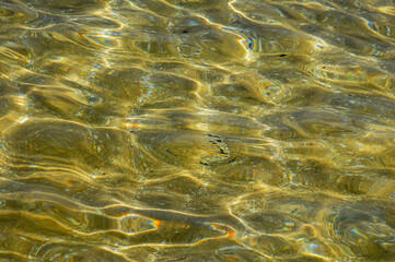 Pacific Ocean transparent ocean water texture.