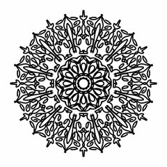 mandala ornament or flower