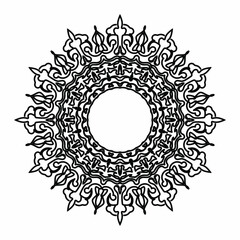 mandala ornament or flower