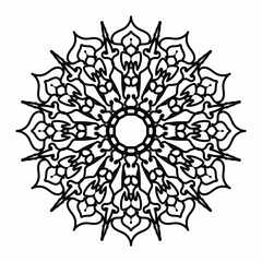 mandala ornament or flower