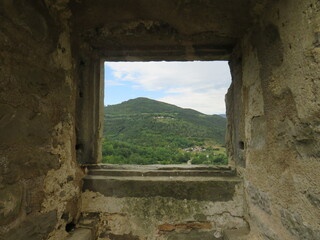 Burgruine Petrapilosa in Istrien (Kroatien)