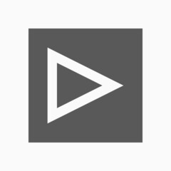 play icon, arrow vector, play button illustration