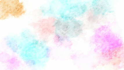 Abstract watercolor background Sun and cloud background with a pastel colored. 