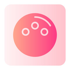 bowling ball gradient icon