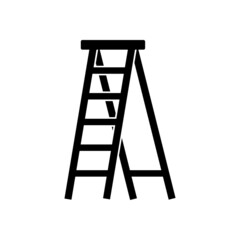 ladder icon, stairway vector, step illustration