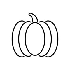 pumpkin icon, fruit vector, healthy illustration