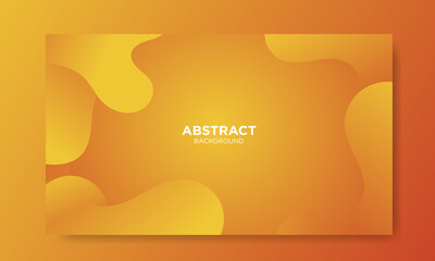 Obraz premium Abstract Orange waves geometric background. Modern background design. gradient color. Fluid shapes composition. Fit for presentation design. website, banners, wallpapers, brochure, posters