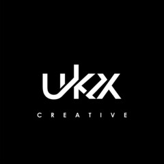 UKX Letter Initial Logo Design Template Vector Illustration