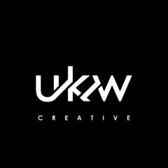 UKW Letter Initial Logo Design Template Vector Illustration