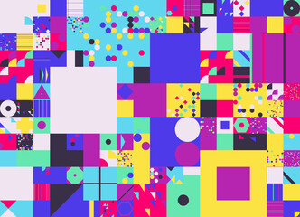 Abstract Vector Pattern Design Elements