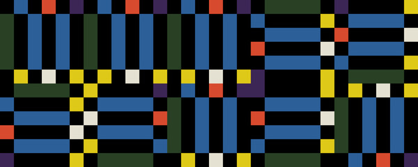 Digital Design Abstract Vector Pattern