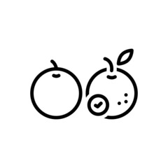 Black line icon for than