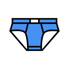 underwear clothing color icon vector. underwear clothing sign. isolated symbol illustration