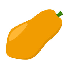 Cartoon Papaya Fruit Icon Vector Clip art Illustration Image Design