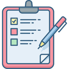 Fototapeta premium Checklist