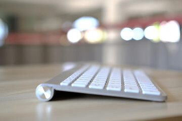 laptop on table