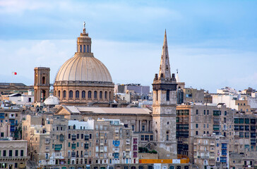 Fototapeta na wymiar Valletta's Dome