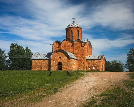 View to the medieval church