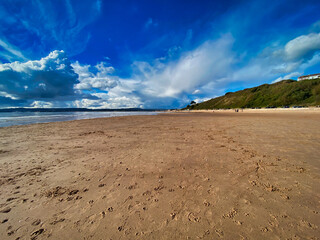 Obraz premium Exmouth beach and coast in Devon