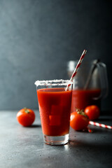 Traditional refreshing Bloody Mary cocktail	
