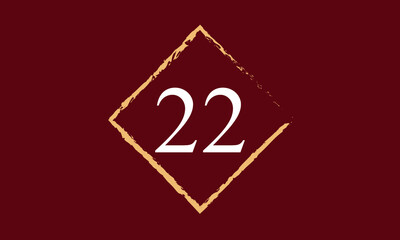 22 2 2 Number Logo Design