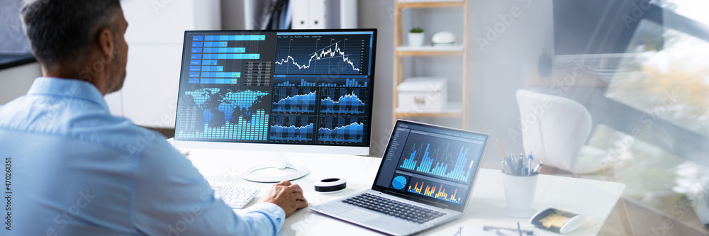 Poster kpi business analytics data dashboard